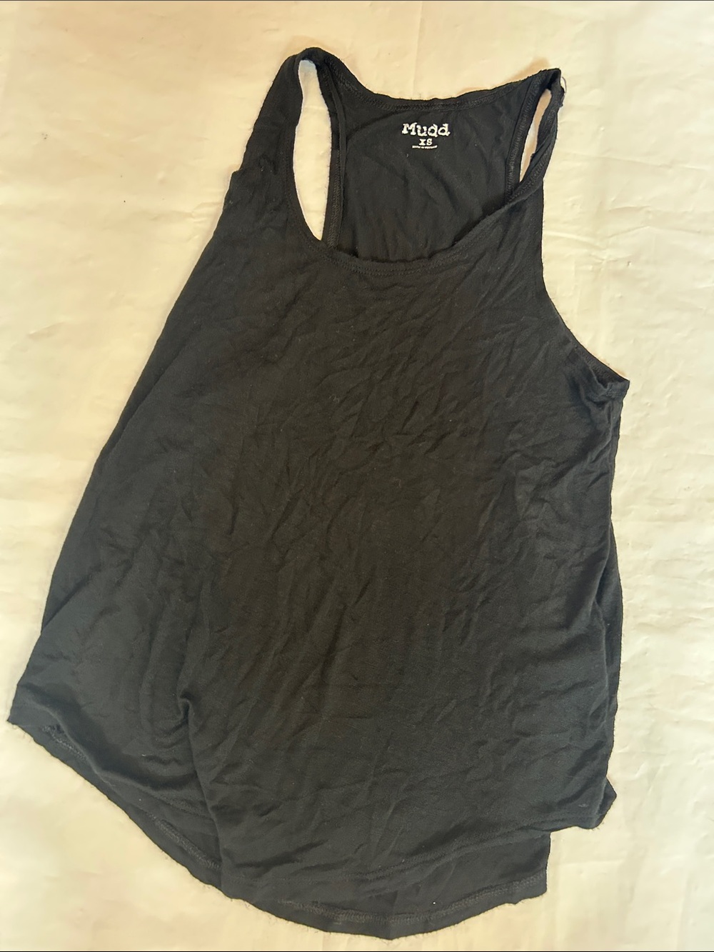 Mudd Black Scoop Neck Racerback Tank